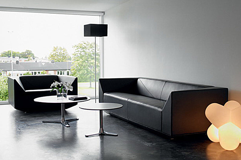 Edge Leather Sofa - Duo