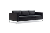 Frost L Leather Sofa - Triple