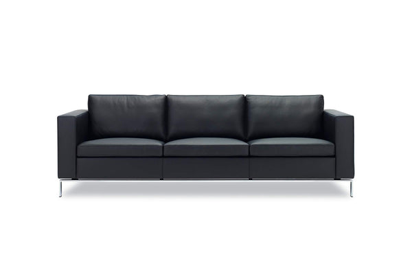 Frost L Leather Sofa - Triple