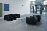 Frost L Leather Sofa - Solo