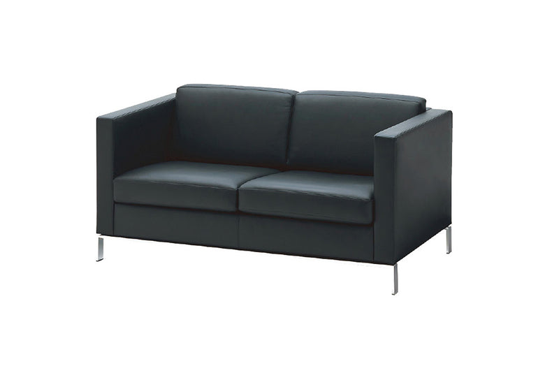 Frost L Leather Sofa - Duo