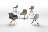 Fuze Chair - Fabric w/Wood Leg