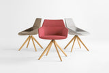 Fuze Chair - Fabric w/Wood Leg