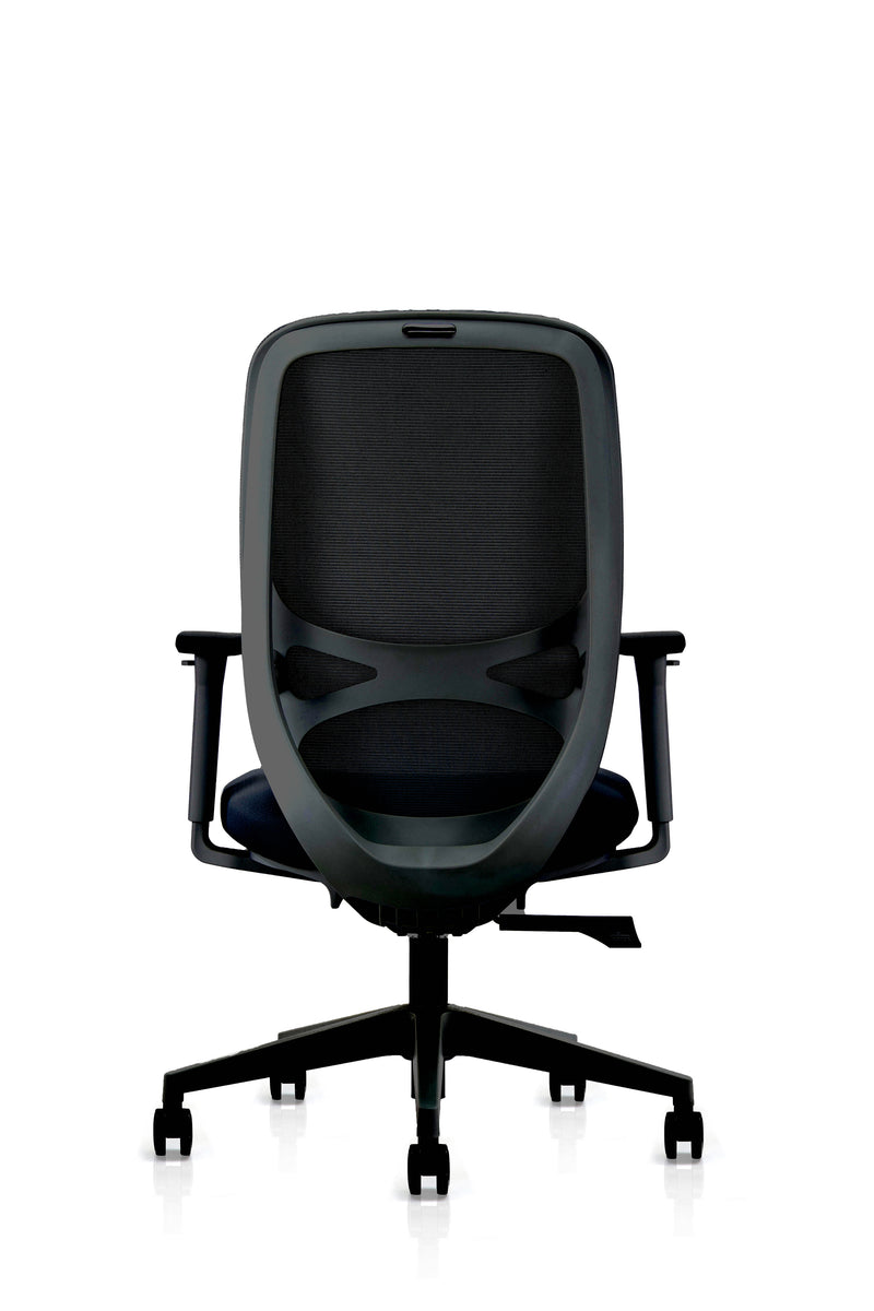 Spinemary Black Shell Chair